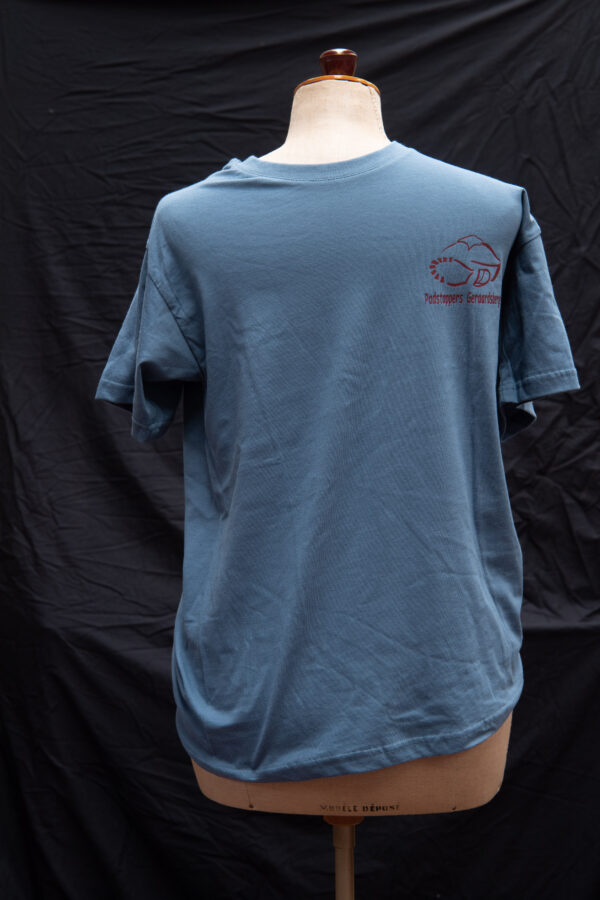 T-shirt petrolblauw